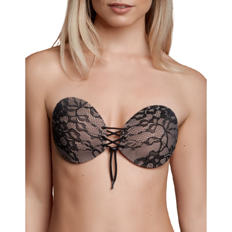 BYE-BRA – SOUTIEN-GORGE ADHÉSIF EMPLACEMENT  BRODERIE BONNET A