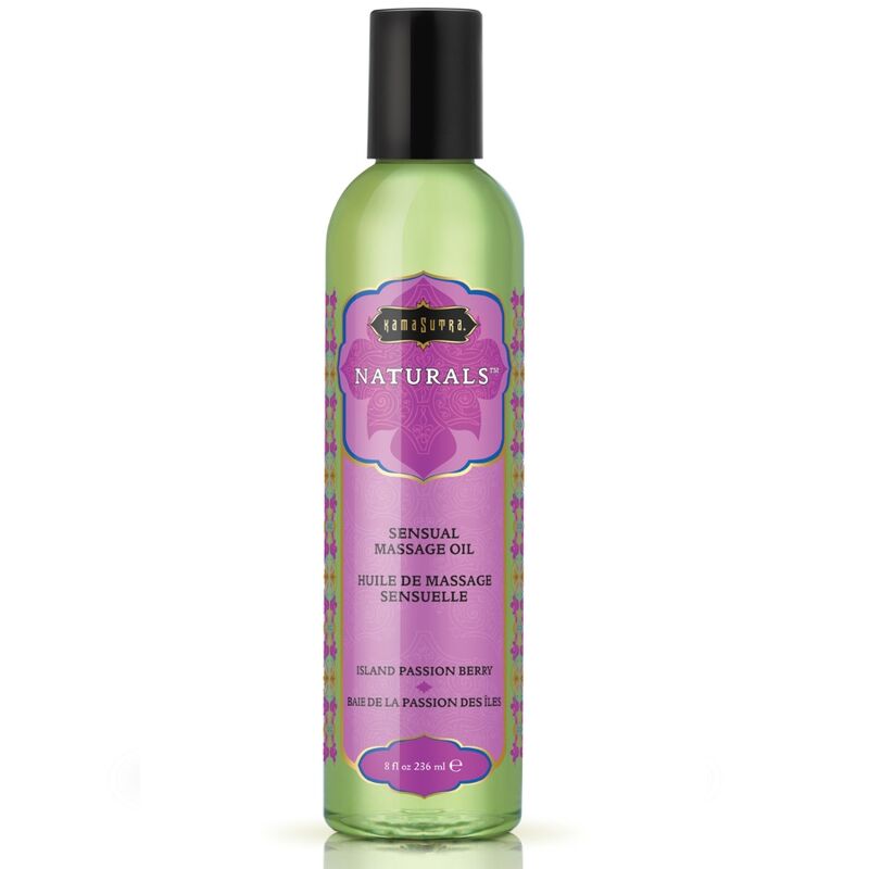 KAMASUTRA – HUILE DE MASSAGE NATURELLE BAIE DE LA PASSION 236 ML