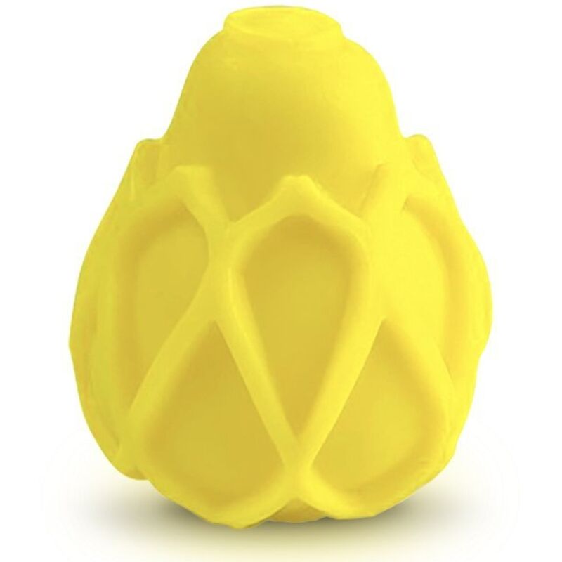 G-VIBE – OEUF MASTURBATEUR TEXTURÉ JAUNE RÉUTILISABLE