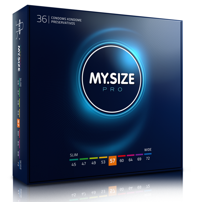 MY SIZE – PRO PRÉSERVATIFS 57 MM 36 UNITÉS