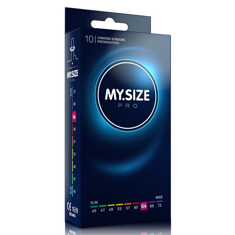 MY SIZE – PRO PRÉSERVATIFS 64 MM 10 UNITÉS