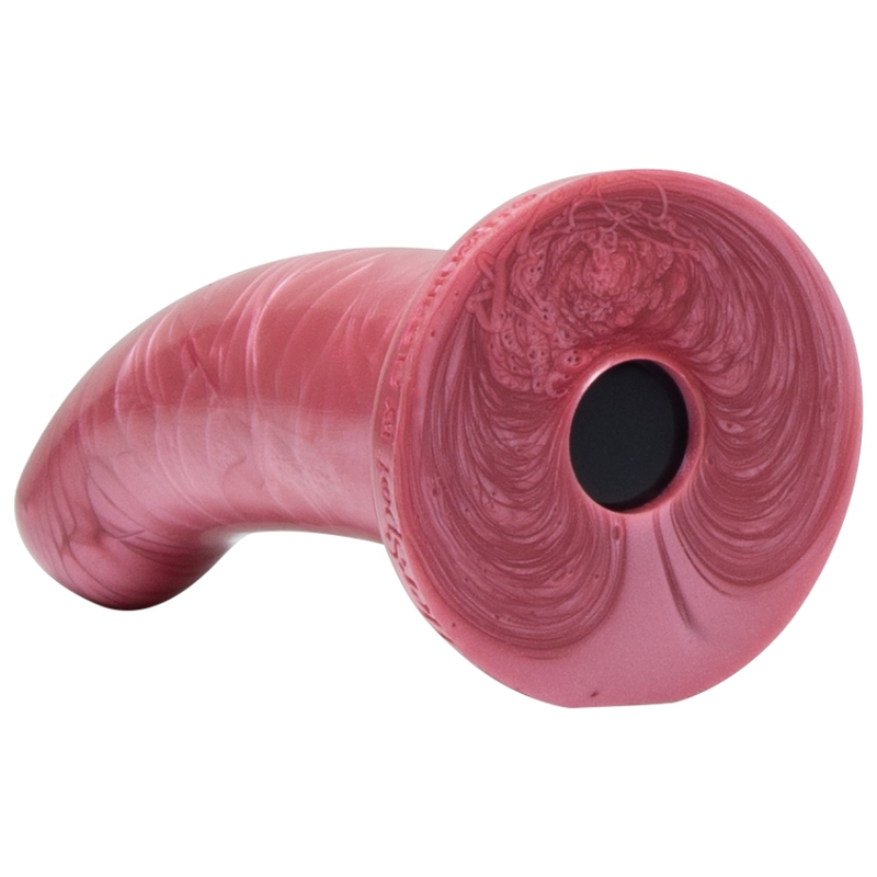 img_108964_460e15d2976170b4e388424ca2c62b74_1.png HERSPOT FLESHLIGHT - GODE COURBÉ ROSE DORÉ S – Image 3