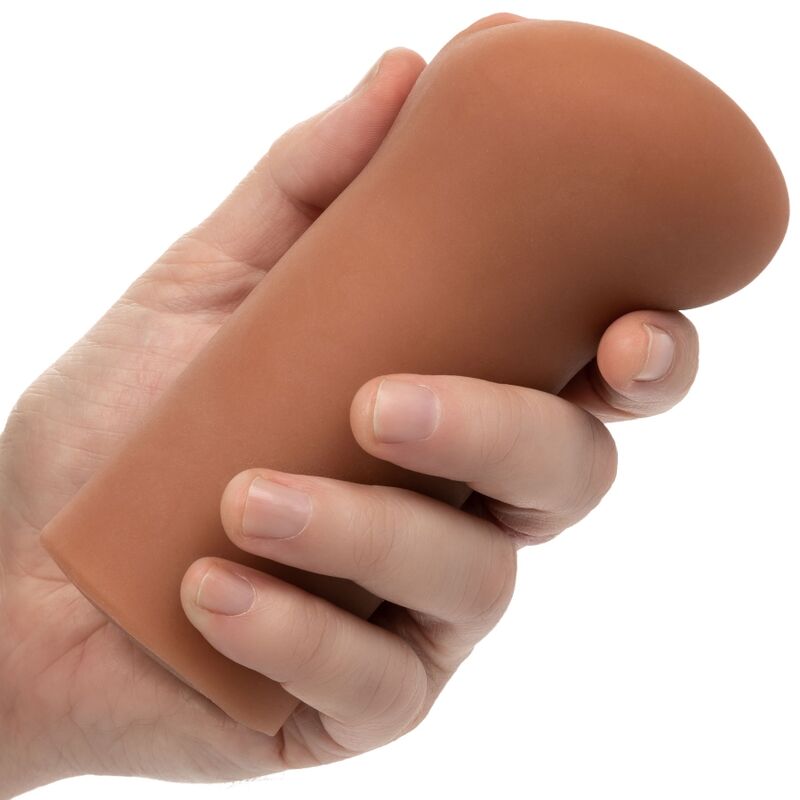 img_110265_a231133f5a1f0f005a5b0bfefcfae528_1.jpg CALEXOTICS - BOUNDLESS VULVA STROKER - PEAU CARAMEL – Image 4