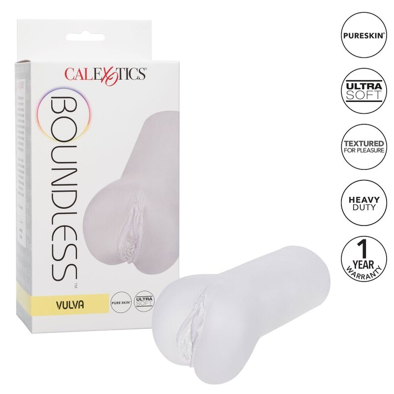 img_110271_4eb61cd4a953969e4a9bacec8b4857e4_1.jpg CALEXOTICS - BOUNDLESS VULVA STROKER - TRANSPARENT – Image 2