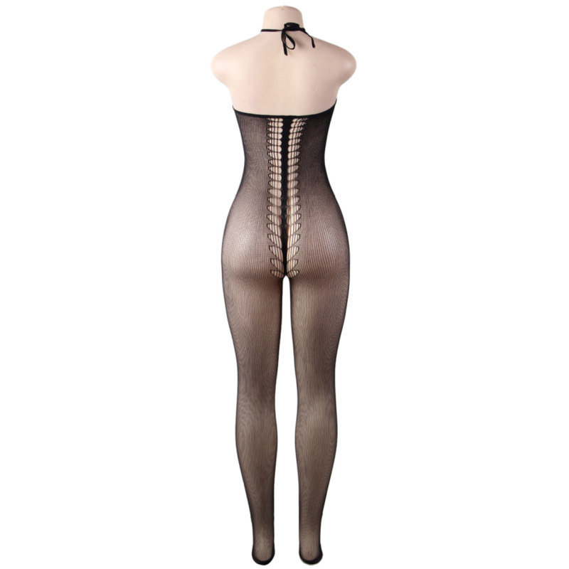 img_111074_4bc09f3f1419e6ce6089566f61c9352f_1.png QUEEN LINGERIE - BODYSTOCKING HALTER COU S/L – Image 5