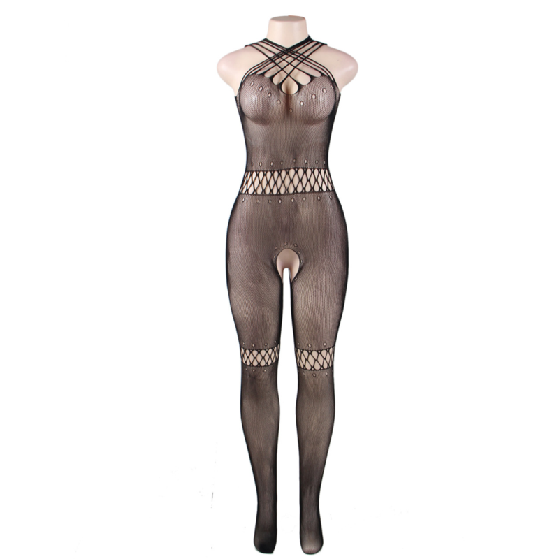 img_111100_9d8be99ec5f958ced2a1b6efe6bd1c5d_1.png QUEEN LINGERIE - BODYSTOCKING BRETELLES COU S/L – Image 4