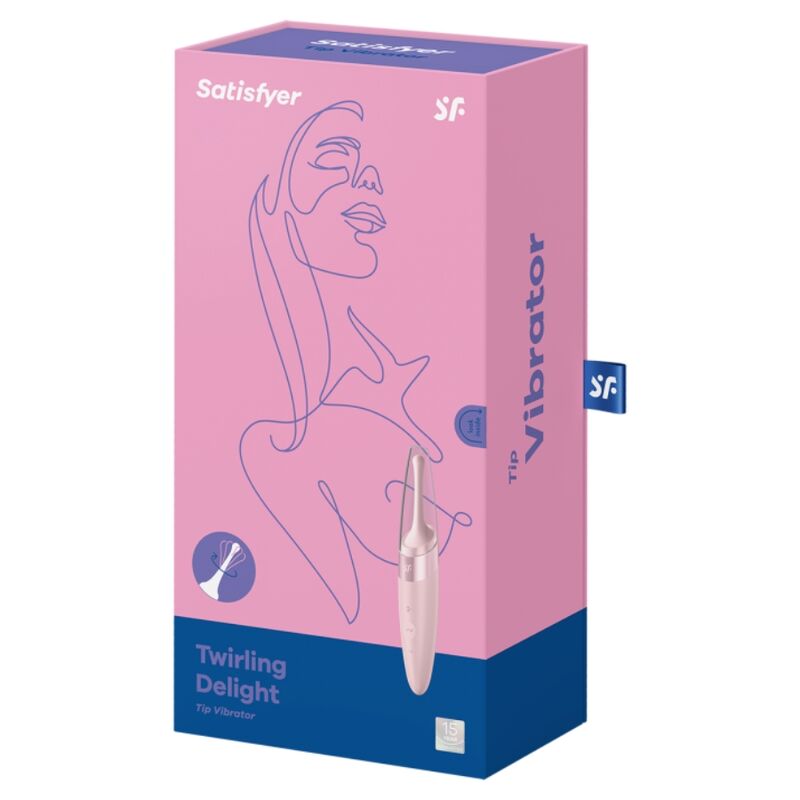 img_113732_25daf101332243d517505ac435514d61_1.jpg SATISFYER - VIBRATEUR POINTE DE CLIT TWIRLING DELIGHT ROSE – Image 3