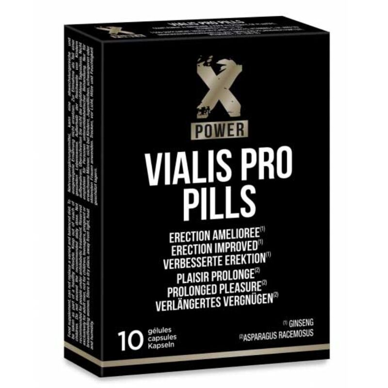 X POWER – VIALIS PRO ERECTION AMÉLIORÉE 10 PILULES