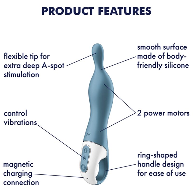 img_119677_981ada65342336a77b96d97cbf92878d_1.jpg SATISFYER - VIBRATEUR AMAZING 1 ASPOT BLEU – Image 4