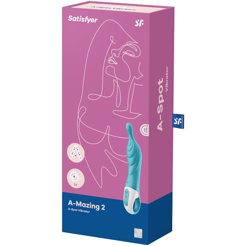 img_119681_fa5d6d646d9d0ec8b0bba0c96b26f0ae_1.jpg SATISFYER - VIBRATEUR AMAZING 2 ASPOT TURQUOISE – Image 3