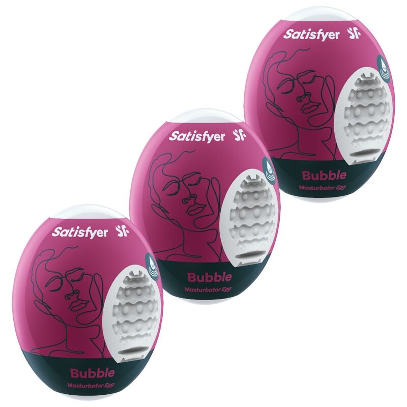 SATISFYER – 3 OEUFS MASTURBATEURS BUBBLE