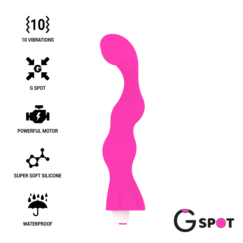 G-SPOT – GEORGE G-SPOT VIBRATEUR GOMME ROSE