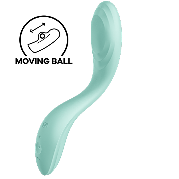 SATISFYER – VIBRATEUR SPOT G RRROLLING PLEASURE VERT