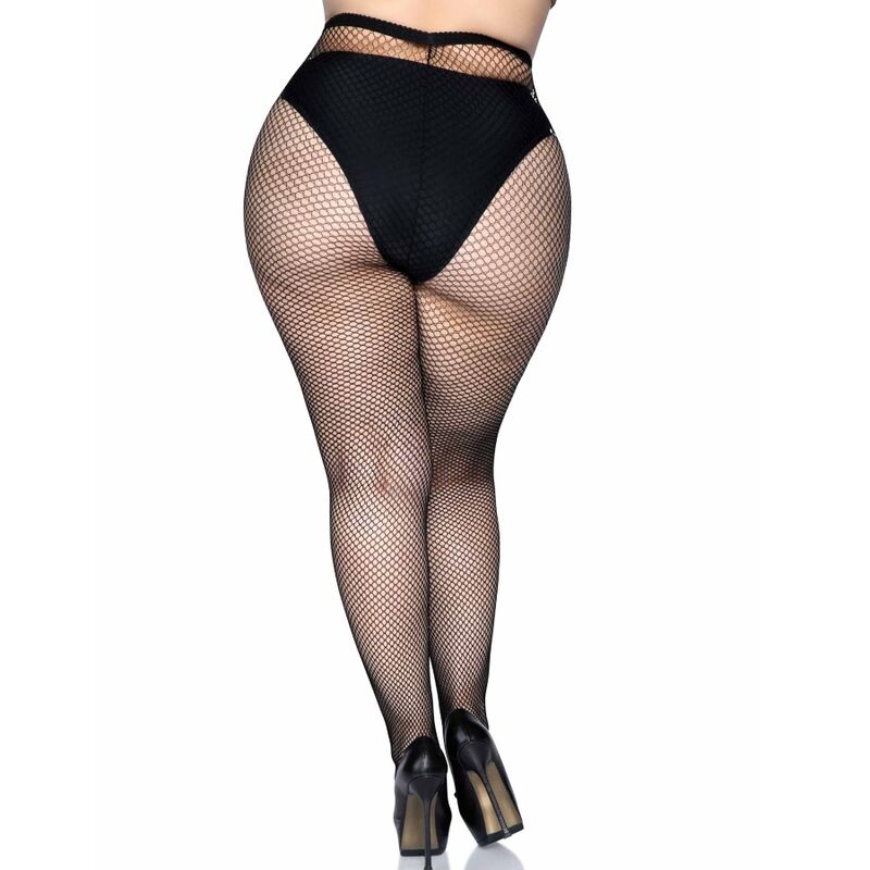 img_123581_6cd28bda9c686c81edd04e28ea295511_1.jpg LEG AVENUE - COLLANTS RÉSILLE GRANDE TAILLE – Image 4