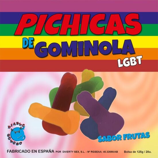 PRIDE – FRUITS DE PÉNIS GUMMY LGBT