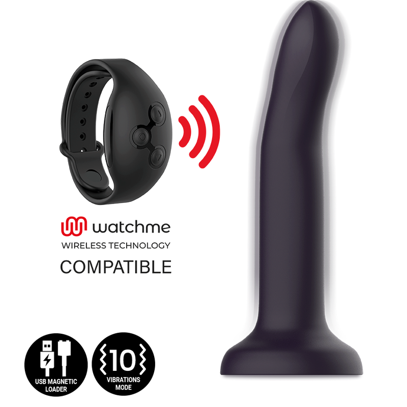MYTHOLOGY – DUMAN MYSTIC DILDO M – VIBRATEUR COMPATIBLE AVEC LA TECHNOLOGIE SANS FIL WATCHME