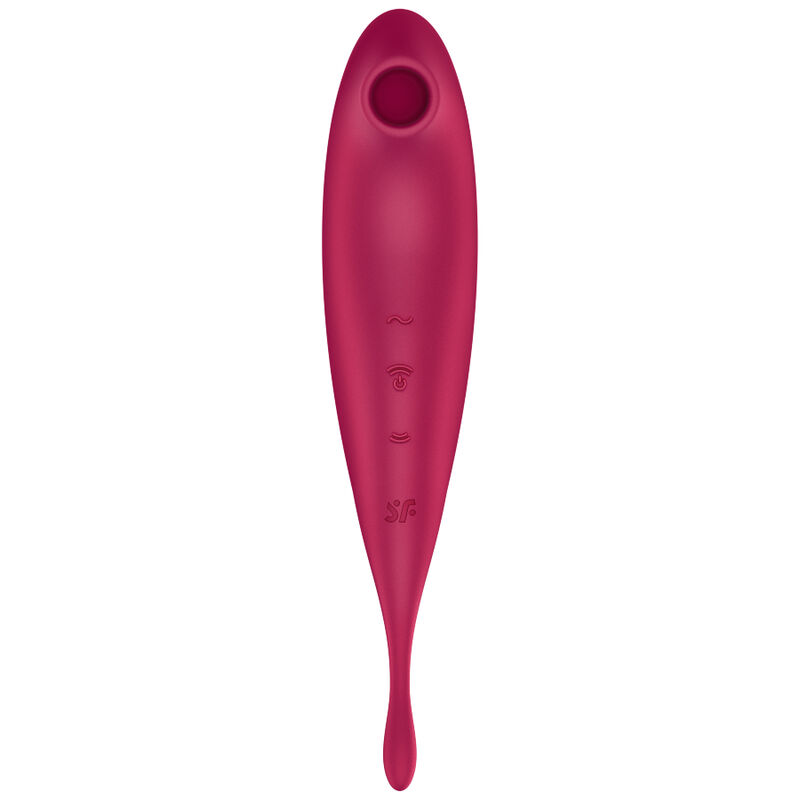 img_127346_9b7a4d09276f13d057bf504a870395f0_1.jpg SATISFYER - APPLICATION DE STIMULATEUR ET VIBRATEUR TWIRLING PRO+ ROUGE – Image 2