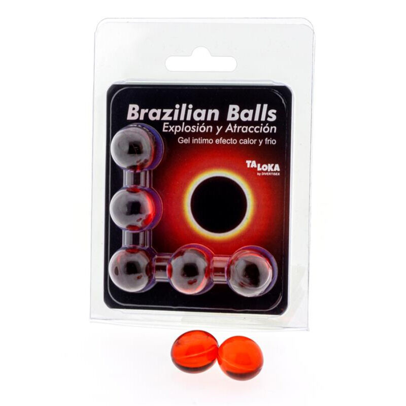 TALOKA – 5 BOULES BRÉSILIENNES GEL EXCITANT EFFET CHAUD  FROID