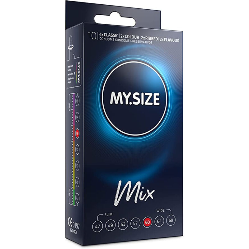 MY SIZE – MIX PRÉSERVATIFS 60 MM 10 UNITÉS