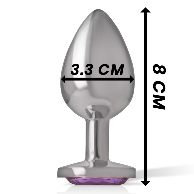 img_137951_30fc5140fc33c35fe2ea2a5efab598ba_1.png INTENSE - PLUG ANAL EN MÉTAL ALUMINIUM AVEC CRISTAL VIOLET TAILLE M – Image 5