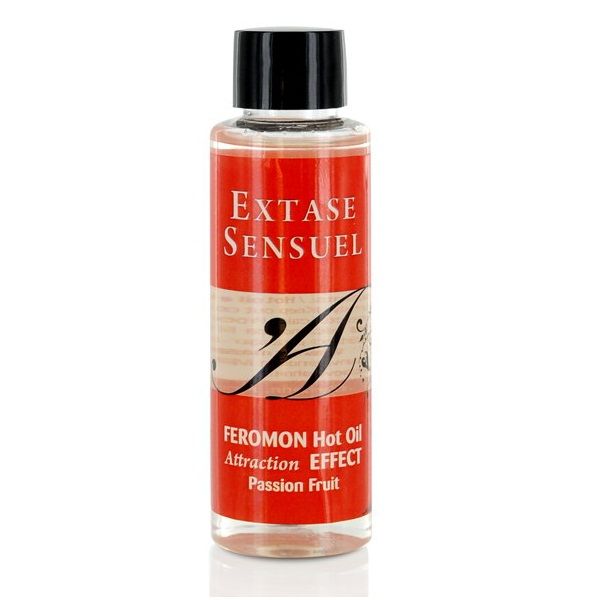 EXTASE SENSUAL – HUILE DE MASSAGE EFFET THERMIQUE AUX PHÉROMONES DE FRUITS DE LA PASSION 100 ML
