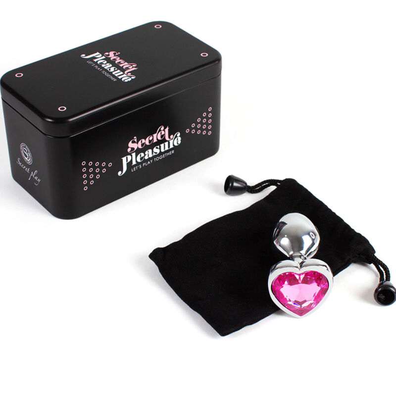 img_142799_33617db10c7925c3e9c569b0fd1a1bc1_1.jpg SECRETPLAY - PLUG ANAL EN MÉTAL COEUR FUCHSIA PETITE TAILLE 7 CM – Image 4