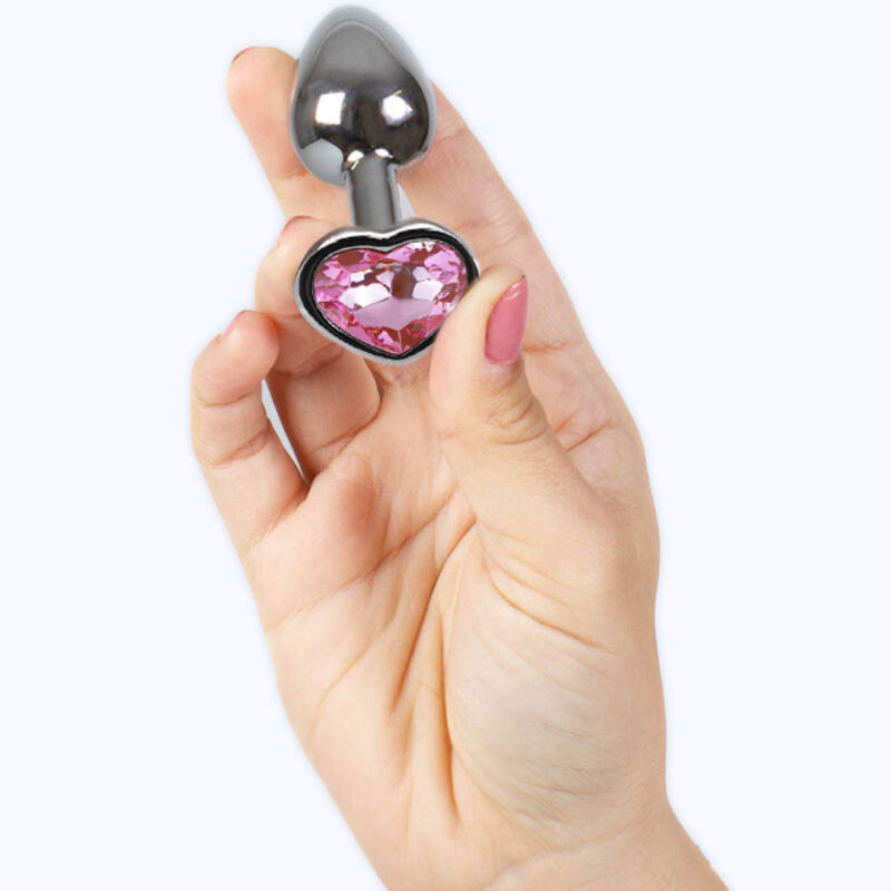 img_142800_c7c781e544bb6a821f001a8d2b0067a0_1.jpg SECRETPLAY - PLUG ANAL EN MÉTAL COEUR FUCHSIA PETITE TAILLE 7 CM – Image 3