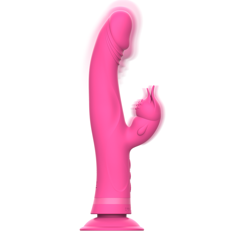 img_143187_71c819c6737399ec4050f2785de0f85a_1.png INTENSE - VIBRATEUR JULIO RABBIT SILICONE ROSE – Image 3