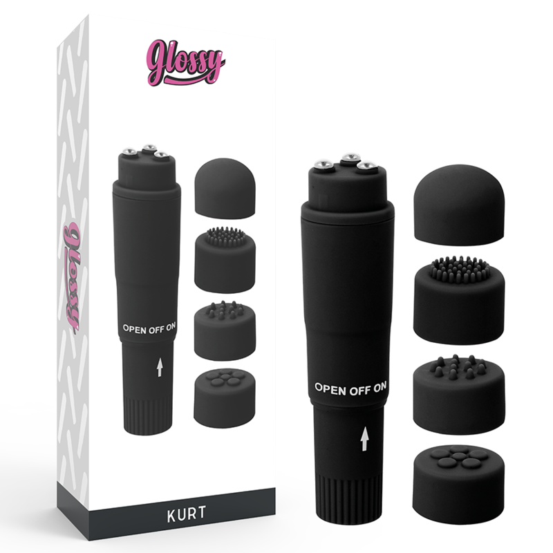 GLOSSY – MASSEUR DE POCHE KURT NOIR