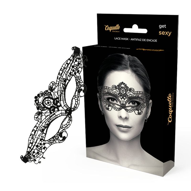 COQUETTE CHIC DESIRE – MASQUE FINE DENTELLE NOIRE