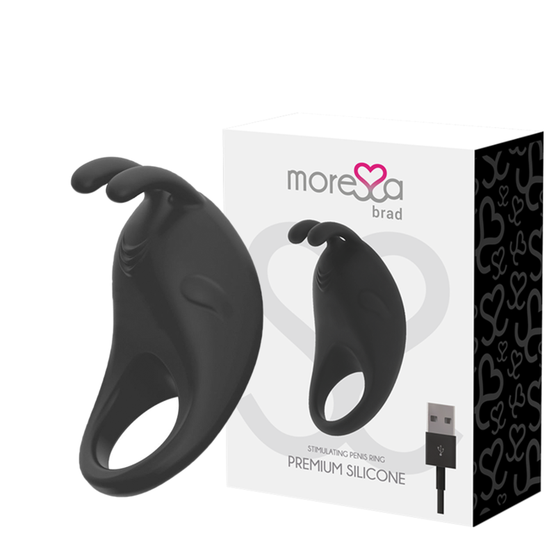 MORESSA – BRAD PREMIUM SILICONE RECHARGEABLE NOIR