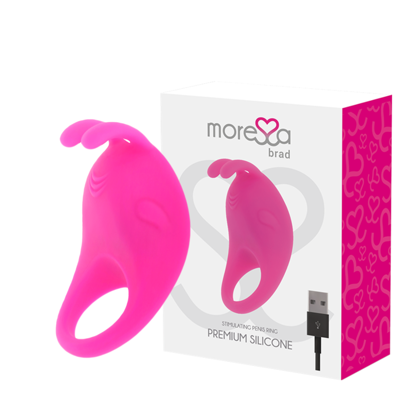 MORESSA – BRAD PREMIUM SILICONE RECHARGEABLE ROSE