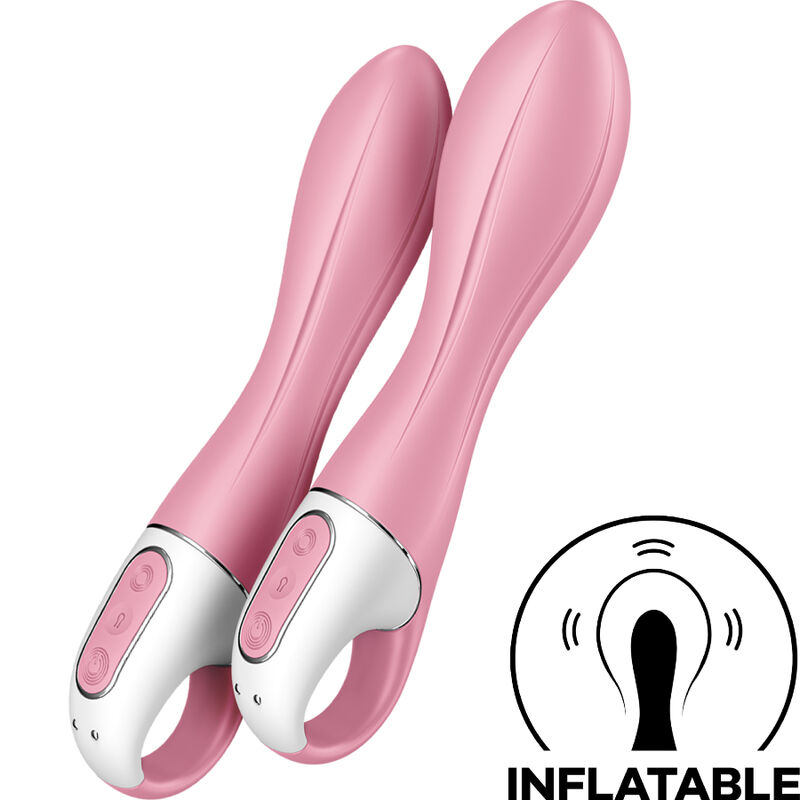 SATISFYER – VIBRATEUR POMPE A AIR 2 ROSE