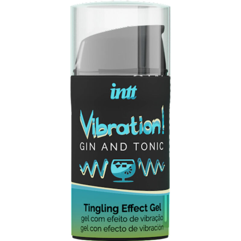 INTT – GEL VIBRATEUR LIQUIDE PUISSANT STIMULANT INTIME GIN  TONIC 15ML