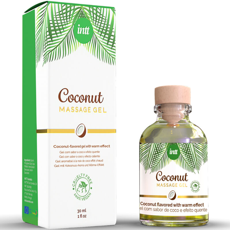img_145236_08f08890df704cf55606016a55f60ac3_1.jpg INTT - GEL DE MASSAGE VÉGAN AU SAVEUR DE COCO ET EFFET CHAUFFANT – Image 2