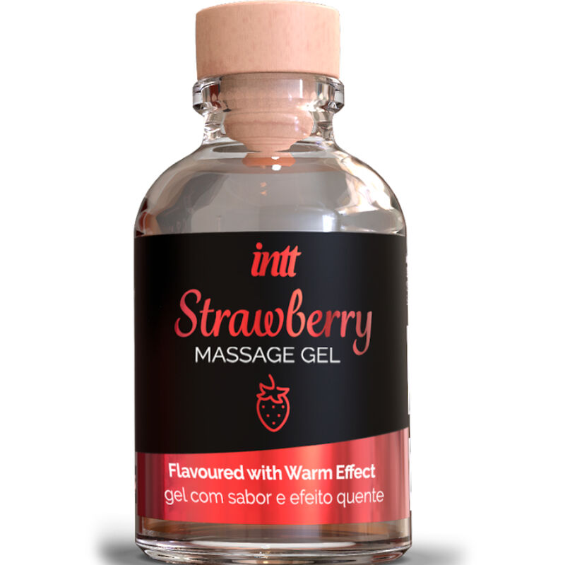 INTT MASSAGE  ORAL SEX – GEL DE MASSAGE EFFET CHAUD SAVEUR FRAISE