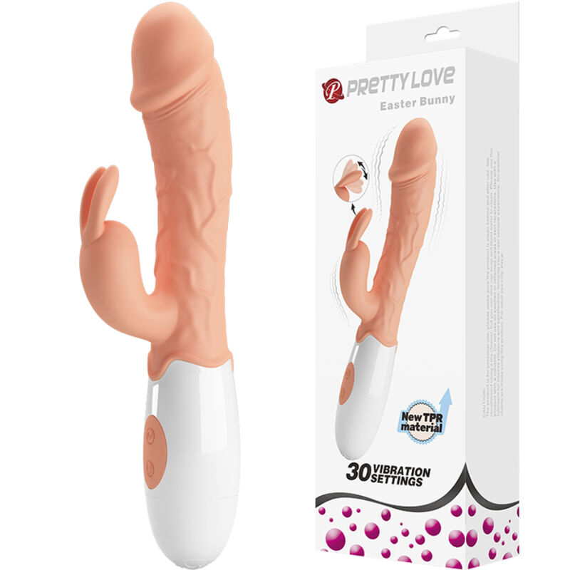 PRETTY LOVE – VIBRATEUR LAPIN DE PQUES AVEC STIMULATEUR