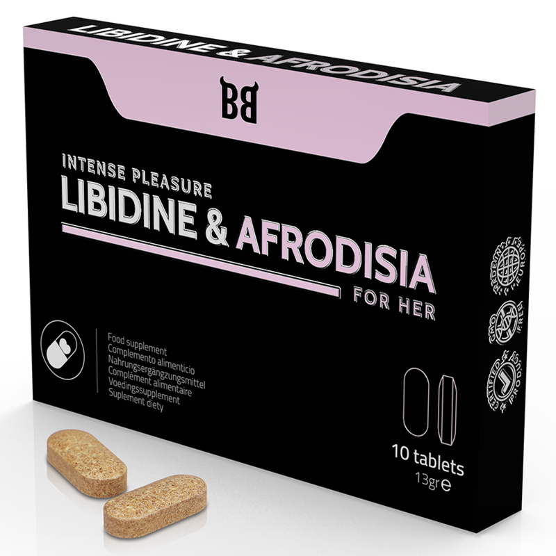 BLACK BULL – LIBIDINE  AFRODISIA PLAISIR INTENSE POUR ELLE 10 COMPRIMES