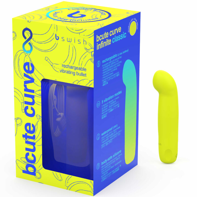 img_151613_21ec3ba2ddb5092eb113a3991a40f5df_1.jpg B SWISH - VIBRATEUR EN SILICONE RECHARGEABLE BCUTE CURVE INFINITE CLASSIC ÉDITION LIMITÉE JAUNE – Image 4