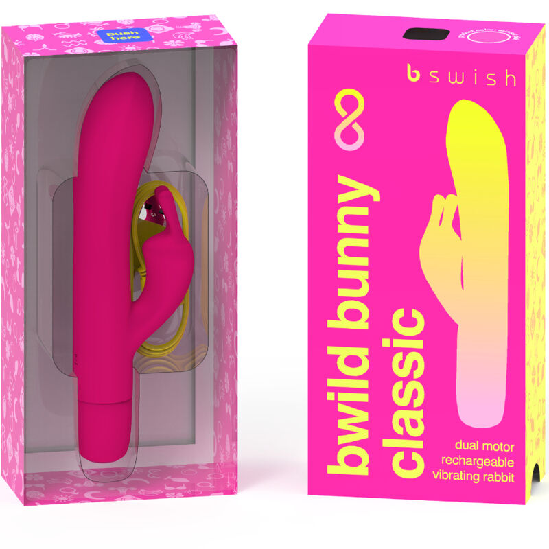 img_151628_ba6e0d476c47b5a67759ccaf30fc3af5_1.jpg B SWISH - VIBRATEUR RECHARGEABLE CLASSIQUE BWILD BUNNY INFINITE SILICONE ROSE – Image 2