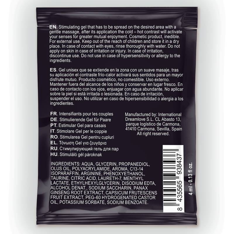 img_151657_518b782a37fbd368ff403e69b6ce10dd_1.png SPARTAN - GEL AMÉLIORANT L'ÉRECTION À EFFET FROID-CHAUD 100% VEGAN 4ML – Image 2