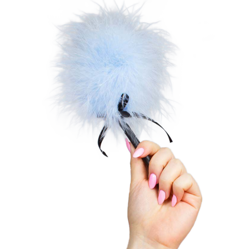 SECRETPLAY – DUSTER MARABOU BLEU CLAIR