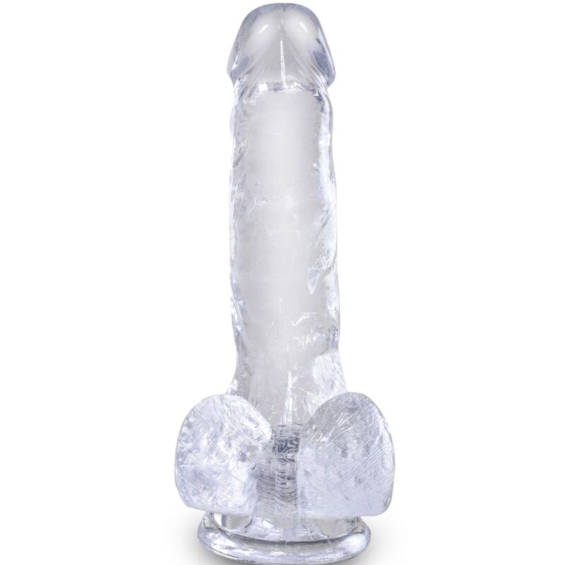 img_155368_820231a378ad9252907057c8ed04be53_1.jpg KING COCK - CLEAR PÉNIS RÉALISTE AVEC BOULES 13.5 CM TRANSPARENT – Image 2