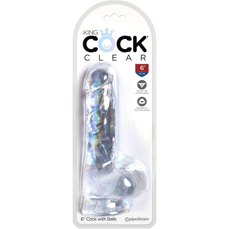 img_155369_9d3f97f025dcfa7aa41257796b908907_1.jpg KING COCK - CLEAR PÉNIS RÉALISTE AVEC BOULES 13.5 CM TRANSPARENT – Image 5