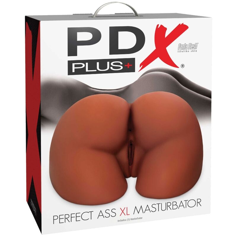 img_156029_5fe90c0c4126ed8760b1348e8336d90d_1.jpg PDX PLUS - MASTURBATEUR MARRON DOUBLE ENTRÉE PERFECT ASS XL – Image 4