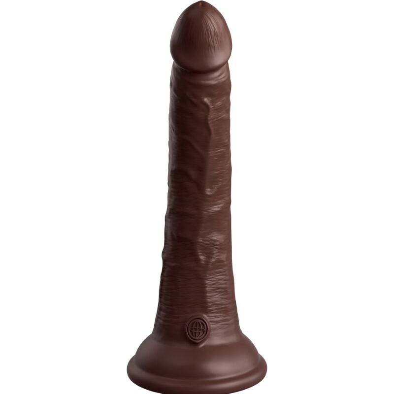 img_156107_c6b1f5f68d8deacd1dfaa941651e0e3d_1.jpg KING COCK - ELITE GODE RÉALISTE EN SILICONE 17.8 CM MARRON – Image 2
