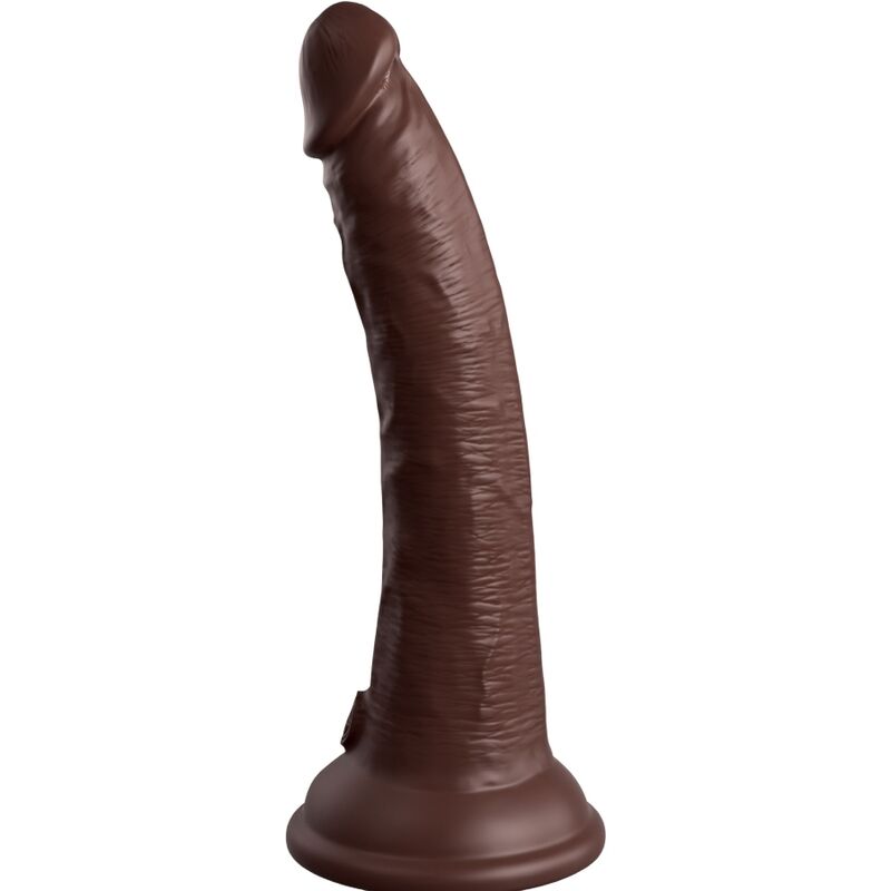img_156109_e2969b5e771ea8c9684f5af30b256dc3_1.jpg KING COCK - ELITE GODE RÉALISTE EN SILICONE 17.8 CM MARRON – Image 3