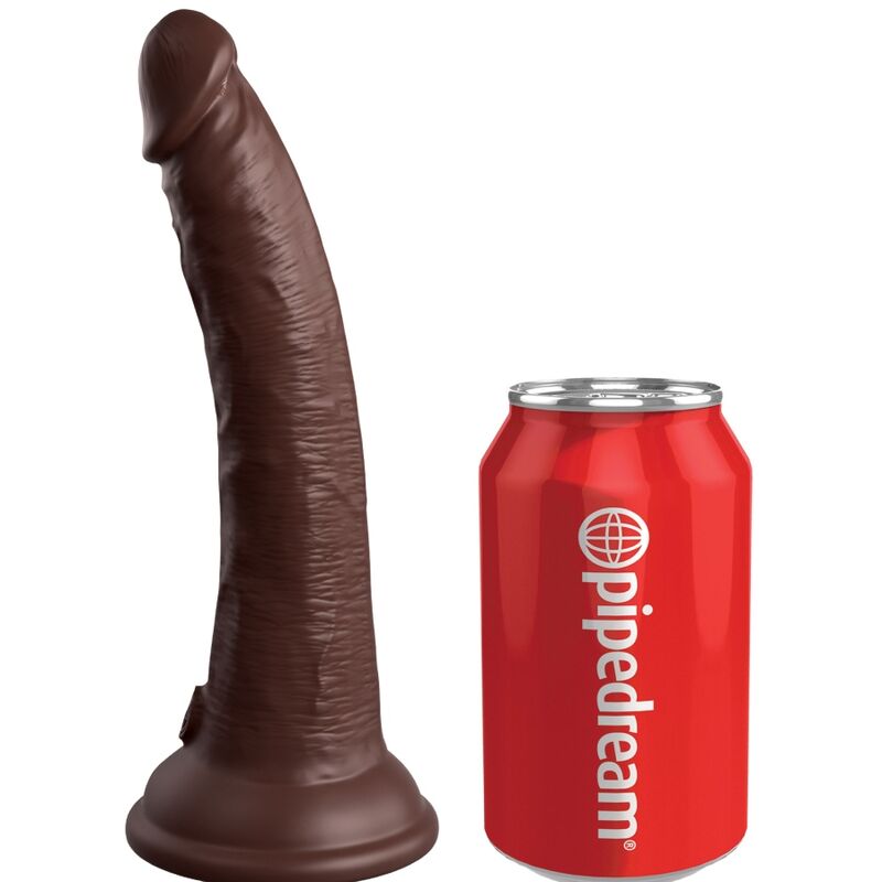 KING COCK – ELITE GODE RÉALISTE EN SILICONE 17.8 CM MARRON