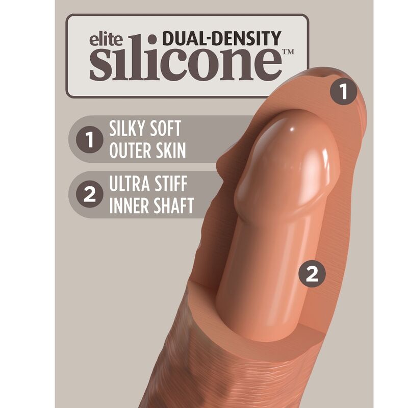 img_156135_71812b06fad7d1e343f7f391a113abcd_1.jpg KING COCK - ELITE GODE RÉALISTE EN SILICONE 20.3 CM CARAMEL – Image 4