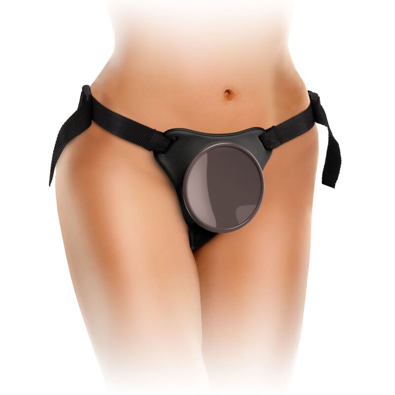 img_156255_8c2c127b5d9dfd2891873d15041e60c1_1.jpg KING COCK - ELITE HARNAIS RÉGLABLE CONFORTABLE AVEC GODE 17.8 CM – Image 3